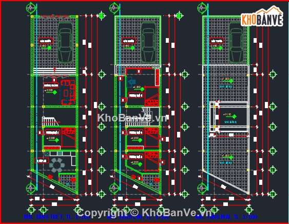 Bản vẽ nhà ống đẹp,Bản vẽ nhà phố đẹp,Bản vẽ nhà góc phố