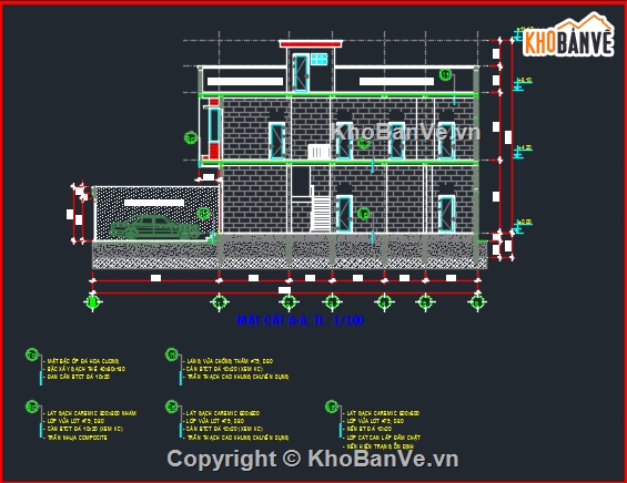 Bản vẽ nhà ống đẹp,Bản vẽ nhà phố đẹp,Bản vẽ nhà góc phố