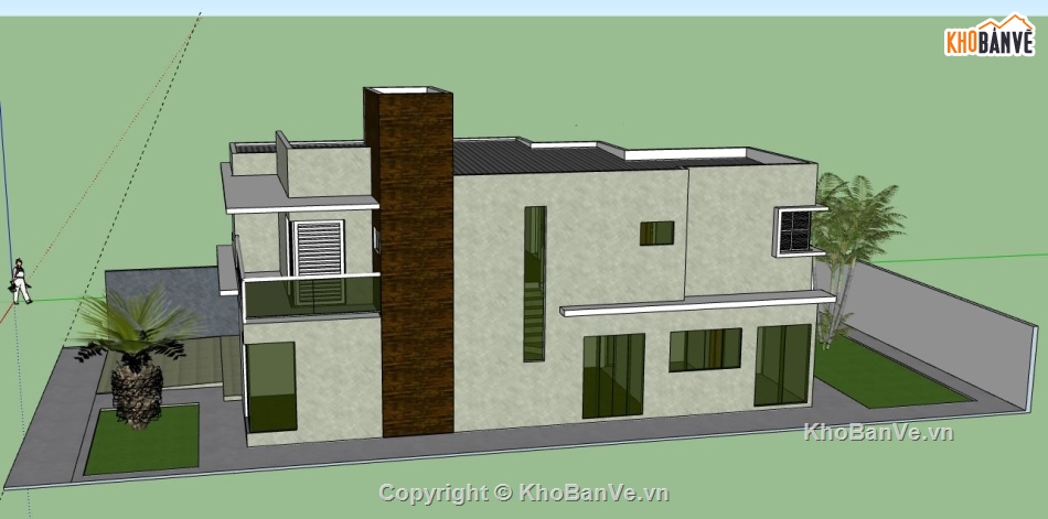 Nhà phố 2 tầng,model su nhà phố 2 tầng,nhà phố 2 tầng file su,sketchup nhà phố 2 tầng,nhà phố 2 tầng file sketchup