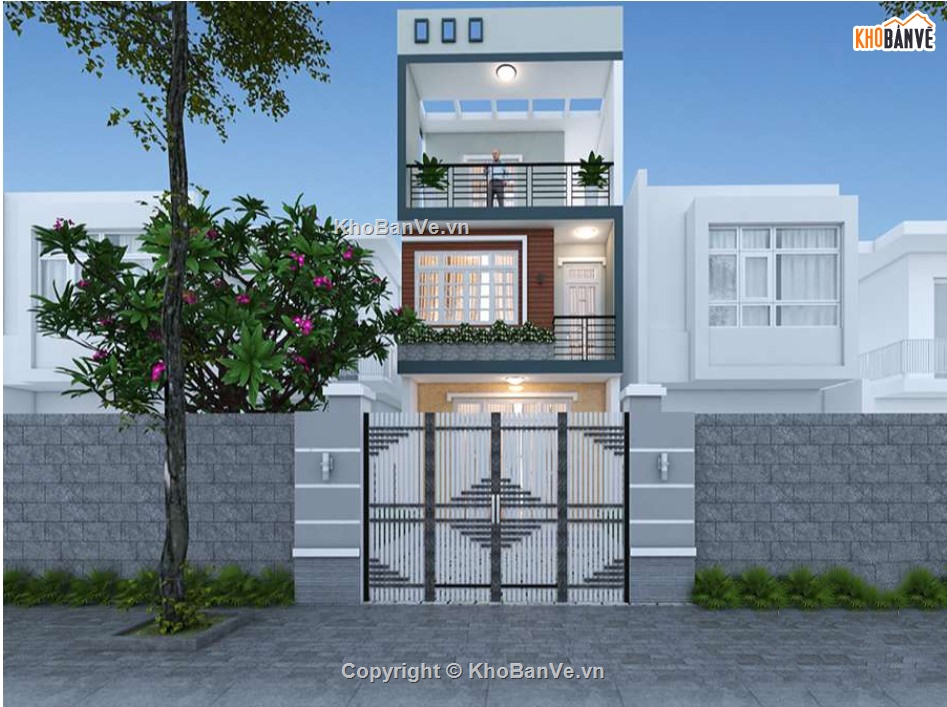 nhà 3 tầng,nhà phố 3 tầng,nhà phố 3 tầng đẹp