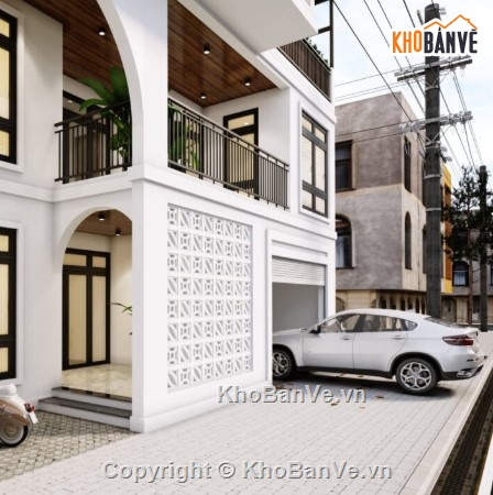 nhà phố 3 tầng,mẫu nhà phố đẹp,mẫu nhà 3 tầng