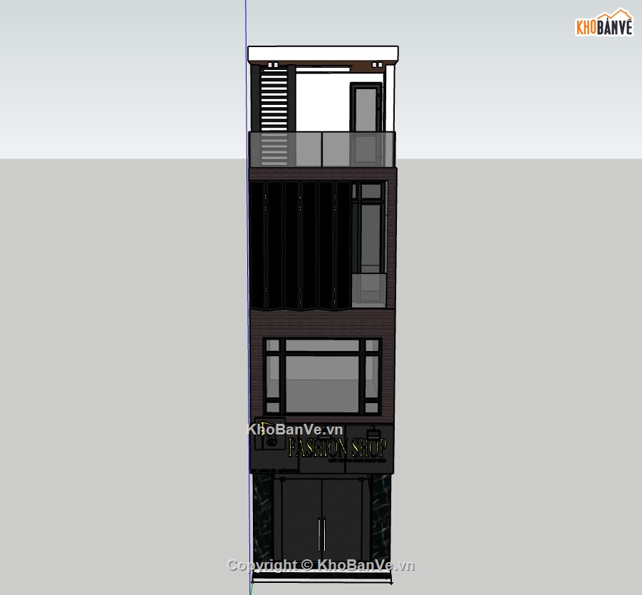 Nhà phố 4 tầng,file sketchup nhà phố 4 tầng,nhà phố 4 tầng file sketchup,sketchup nhà phố 4 tầng,nhà phố 4 tầng file su