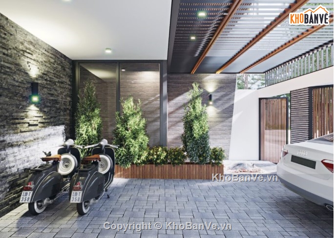 nhà 4 tầng,mẫu nhà phố 4 tầng,3dmax nhà phố 4 tầng