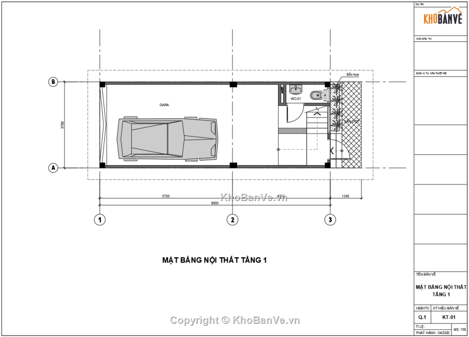 Nhà ống hiện đại,Nhà ống 3.7m mặt tiền,Nhà ống 3.5m mặt tiền,Thiết kế nhà ống đẹp,Bản vẽ nhà phố 3.7m mặt tiền