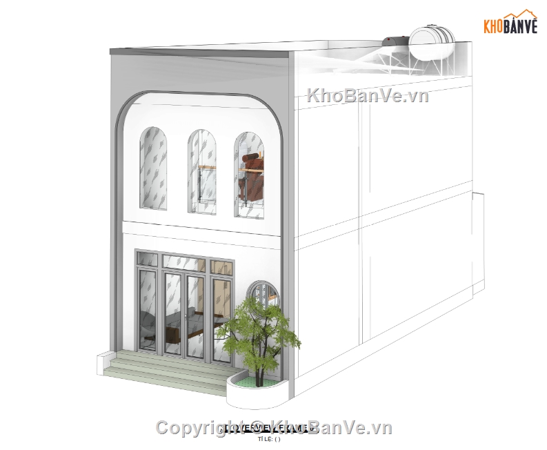 nhà phố gác lửng,gác lửng 5x12m,bản vẽ nhà phố gác lửng,bản vẽ nhà cấp 4 gác lửng