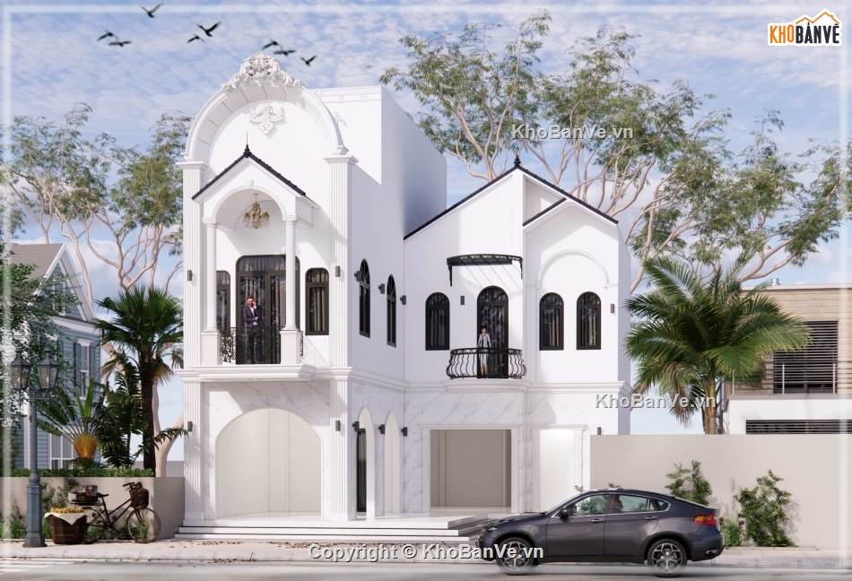 phong cách cổ điển,Mẫu nhà phố,cổ điển,nhà cổ điển