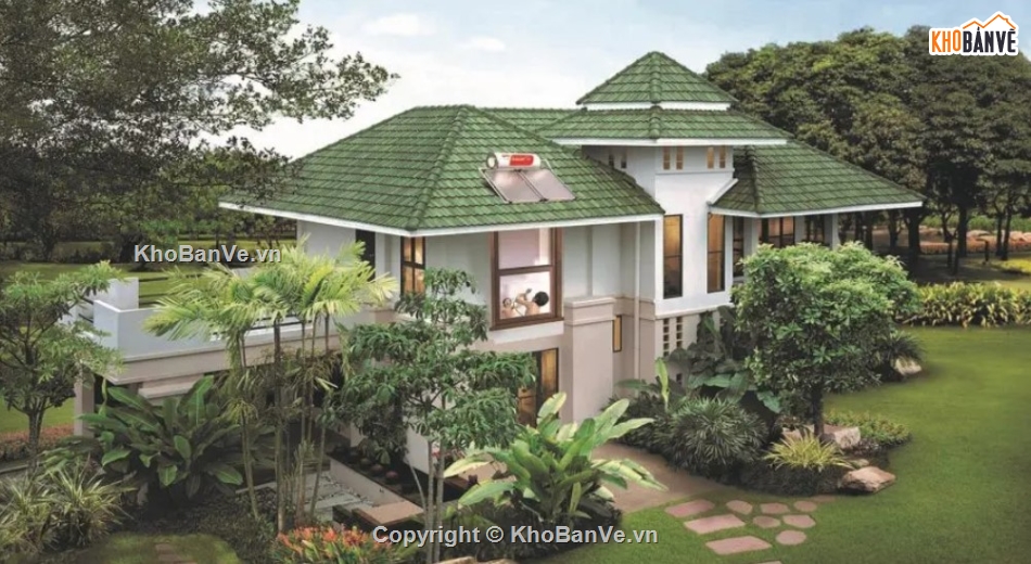 mẫu nhà vườn,nhà vườn lắp ghép,nhà 6 x 10m