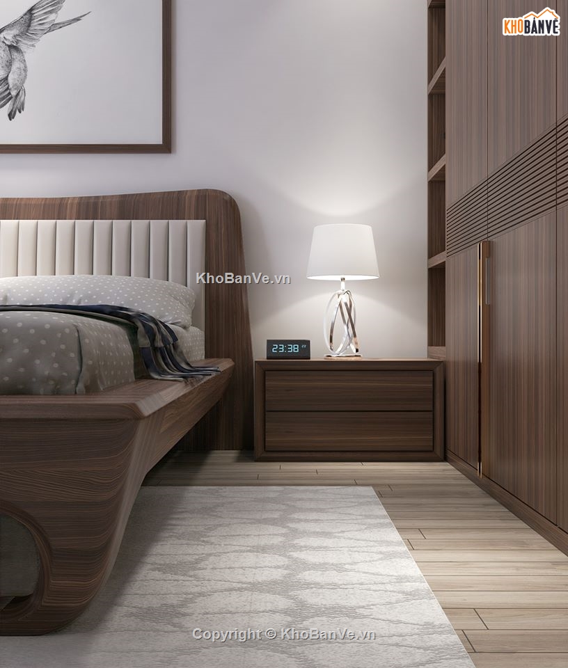 thiết kế phòng ngủ hiện đại,3d sketchup phòng ngủ,3d phòng ngủ,mẫu su phòng ngủ