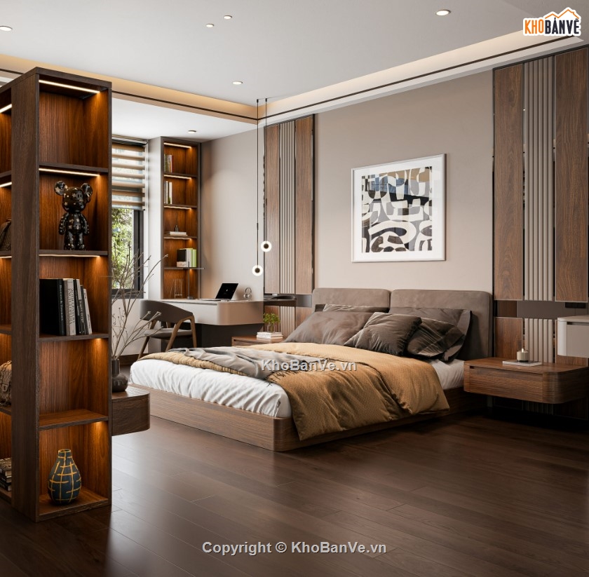 mẫu phòng đẹp,file sketchup phòng ngủ,mẫu phòng ngủ