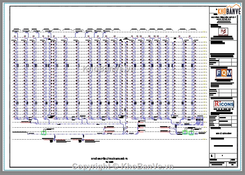 Cấp thoát nước nhà cao tầng,cấp thoát nước nhà 29 tầng,file cad cấp thoát nước