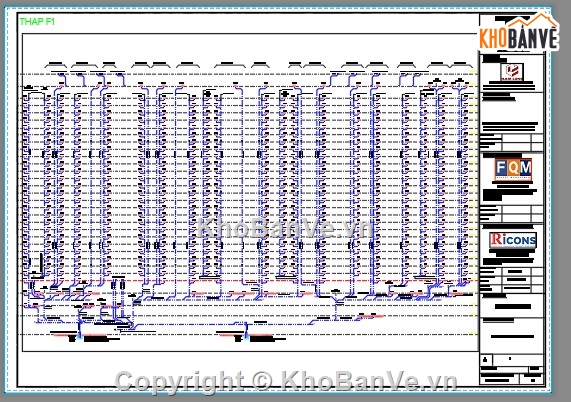 Cấp thoát nước nhà cao tầng,cấp thoát nước nhà 29 tầng,file cad cấp thoát nước
