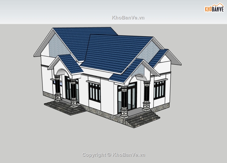 su nhà cấp 4,sketchup nhà cấp 4,nhà cấp 4