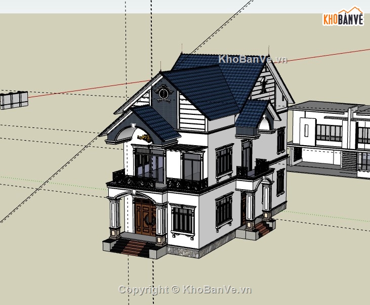 nhà phố 3 tầng,su nhà phố,sketchup nhà phố,su nhà phố 3 tầng,sketchup nhà phố 3 tầng