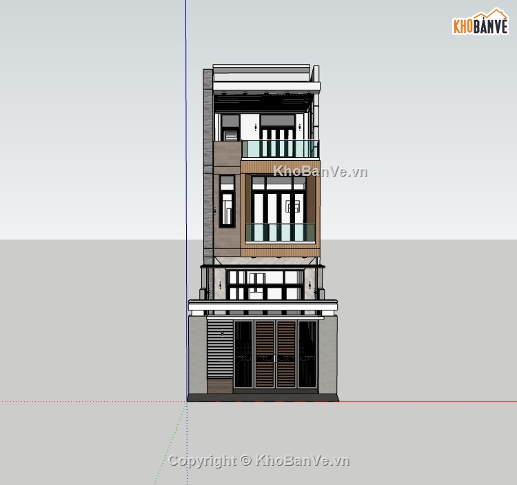 nhà phố 3 tầng,su nhà phố,sketchup nhà phố,sketchup nhà phố 3 tầng,su nhà phố 3 tầng