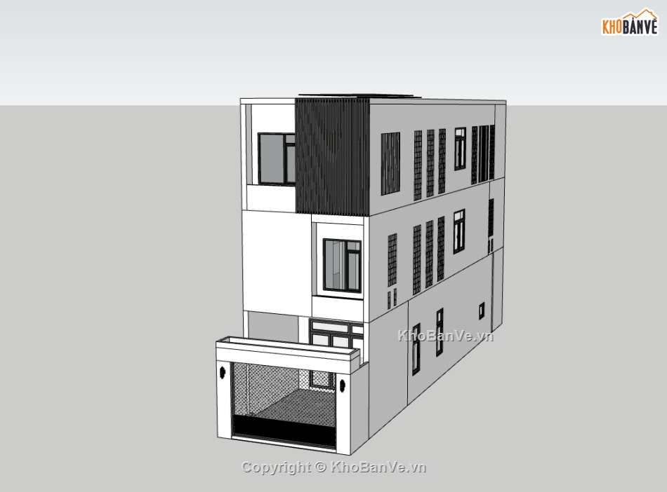 nhà phố 3 tầng,nhà 3 tầng,Mẫu nhà phố