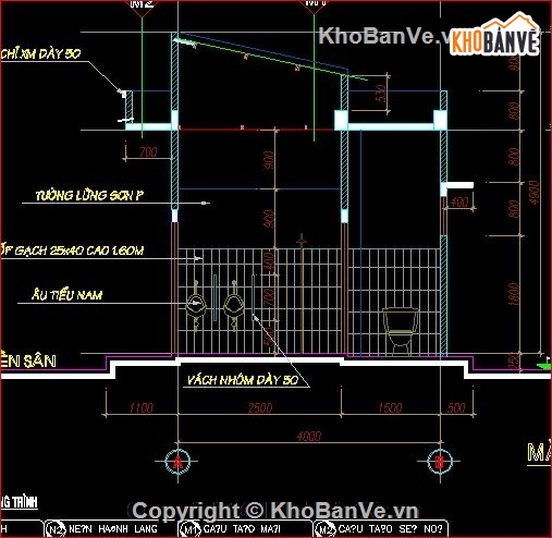 kết cấu nhà vệ sinh,kiến trúc nhà vệ sinh,nhà vệ sinh UBND xã,bản vẽ nhà vệ sinh UBND