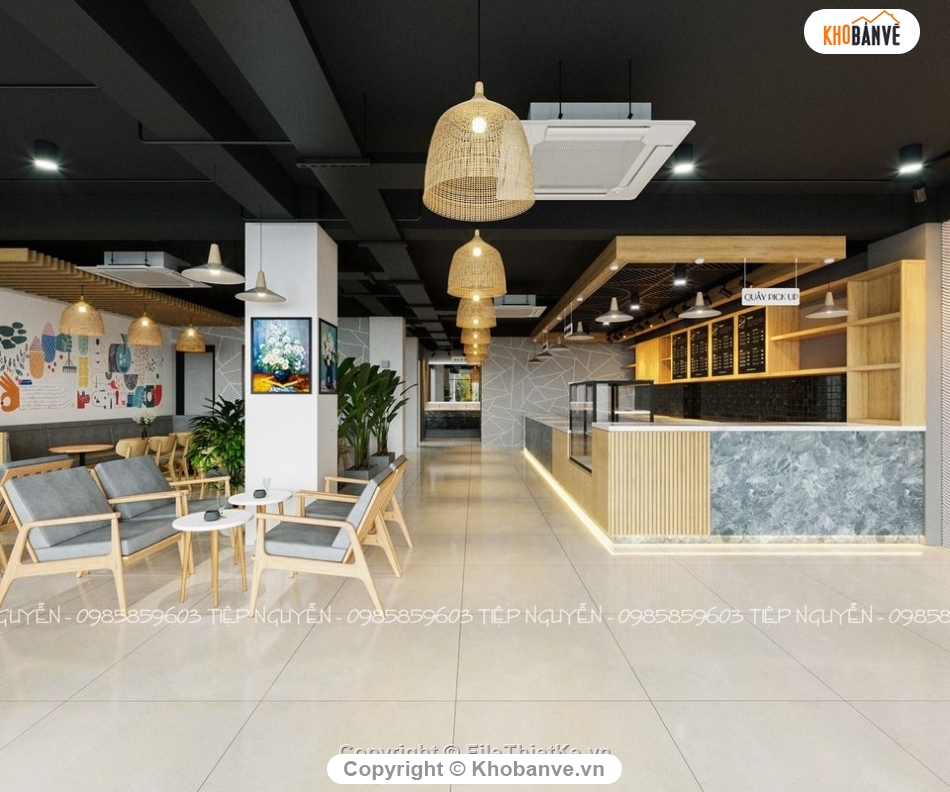 nội thất quán cafe,3dmax quán cafe,max nội thất,File 3dmax nội thất,quán cafe