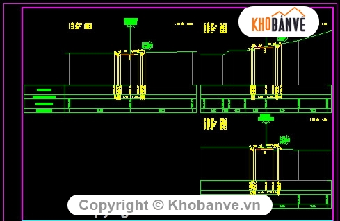 mặt cắt ngang,đường mặt cắt ngang B=6m,thiết kế thi công tuyến+cống+tràn,Bản vẽ tràn rọ đá + khối lượng,Bản vẽ cống + khối lượng