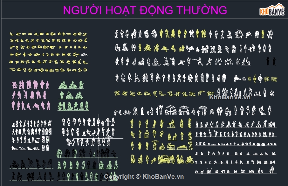 xe,người,Thư viện người,thư viện cad,thư viện xe,thư viện hoạt động người