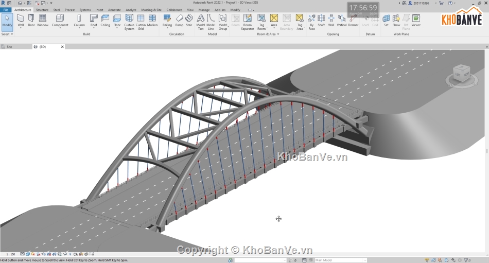 Mô hình revit cầu,Mô hình,revit cầu,revit cầu vòm