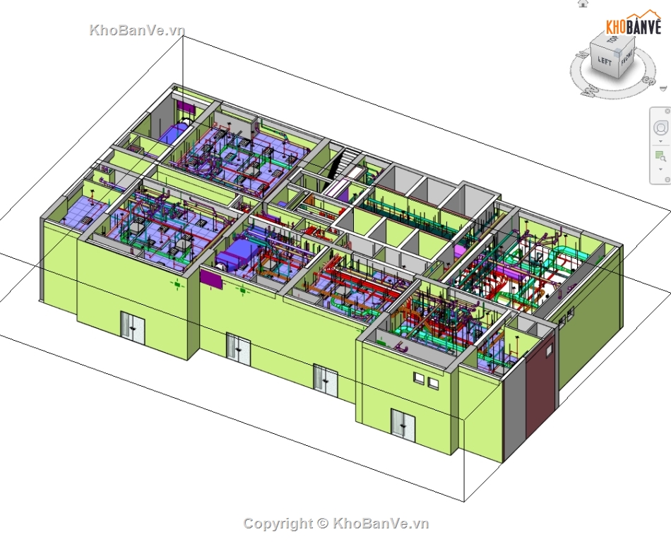 Revit,BIM,Revit MEP,1 tầng,chung cư