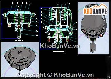 Hệ thống phanh xe,đồ án phanh xe,bản vẽ phanh xe
