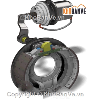 Hệ thống phanh xe,đồ án phanh xe,bản vẽ phanh xe