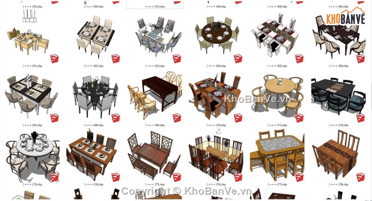 bàn ghế 3D,bàn ghế SU,bàn ghế sofa,Sketchup,bàn ghế