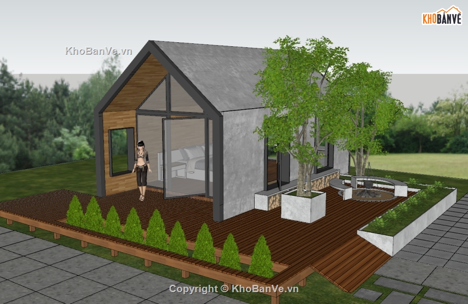 File sketchup homestay,homestay,File home stay sketchup,sketchup homestay