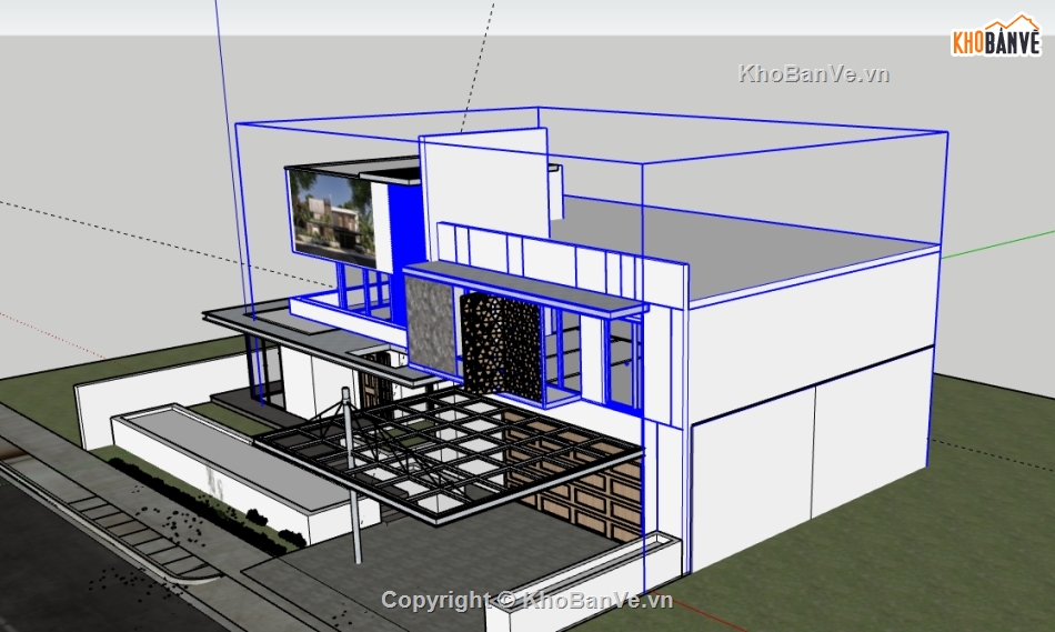 file su nhà phố 2 tầng,model su nhà phố 2 tầng,sketchup nhà phố 2 tầng,file sketchup nhà phố 2 tầng