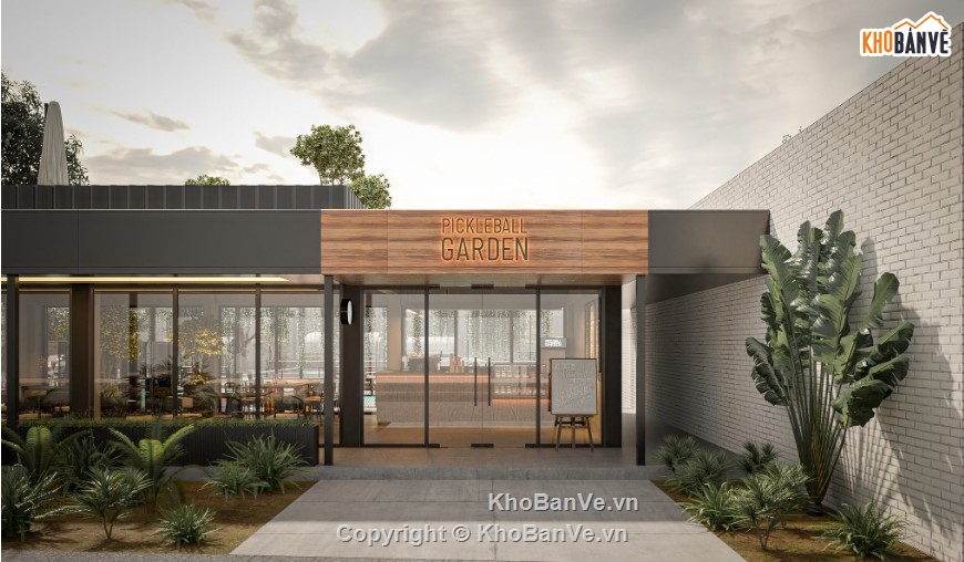 phòng 3d đẹp,PICKLEBALL Garden,sân pickleball