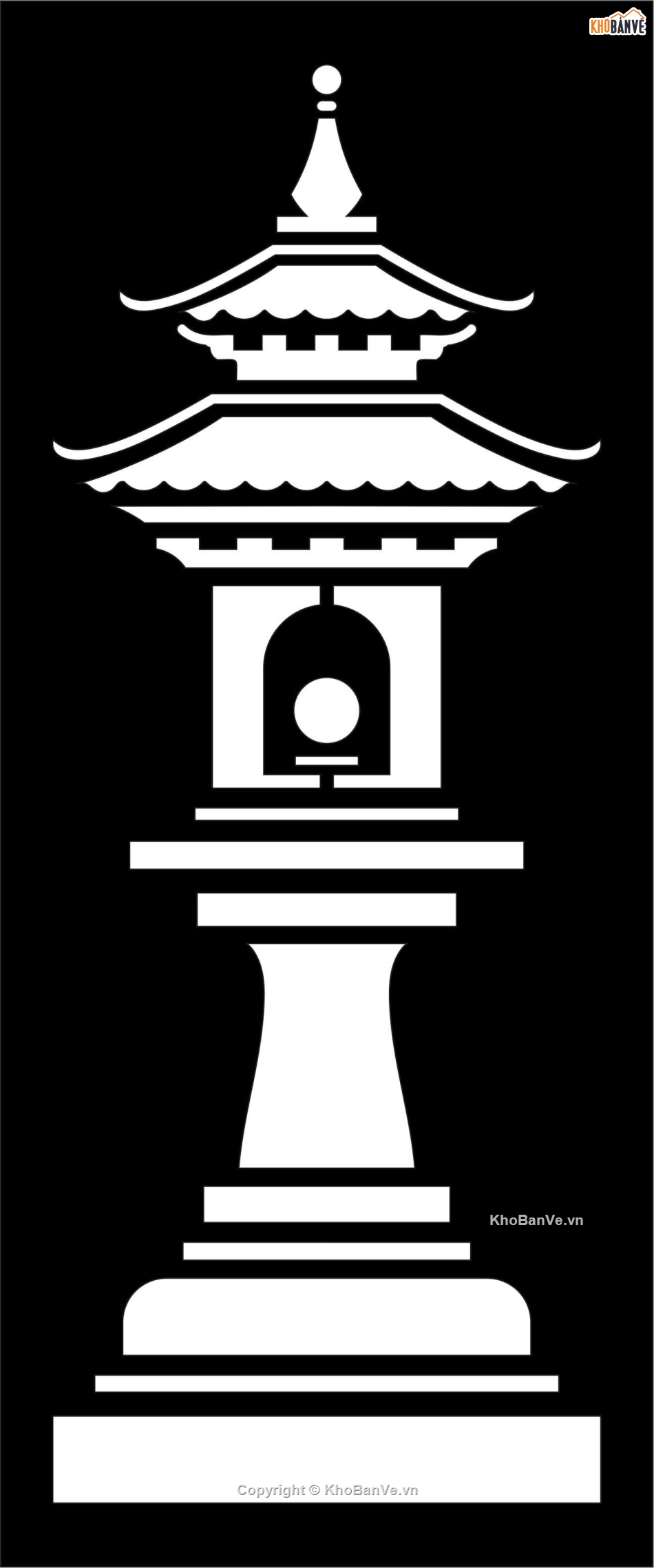 tháp đèn cnc,mẫu cắt tháp đèn cnc,tháp đèn cad