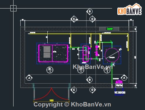 Layout phòng máy nén khí,file cad máy nén khí,máy nén khí file cad,autocad máy nén khí,máy nén khí file autocad