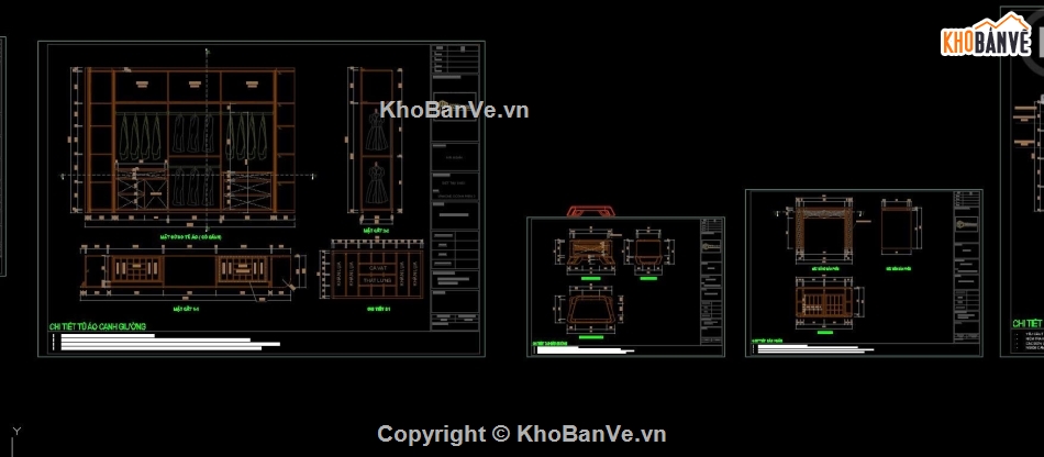 file cad bếp,phòng khách bếp,Nội thất gỗ óc chó,file cad phòng ngủ