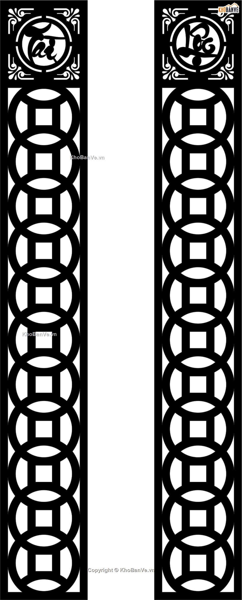 đồng tiền cnc,vách tài lộc,mẫu vách tài lộc cnc