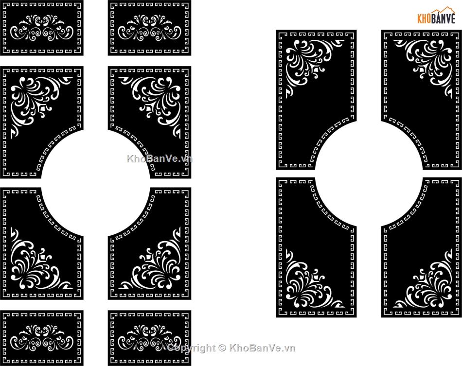 cổng 2 cánh cnc,file cnc cổng 2 cánh,mẫu cổng 2 cánh hoa văn