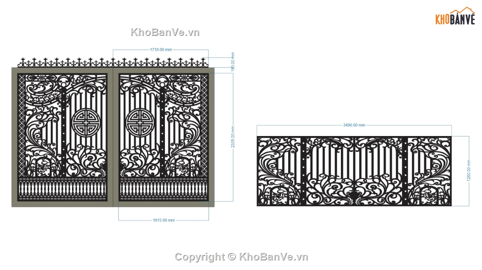 File cổng 2 cánh cnc,cổng và hàng rào,hàng rào,cổng 2 cánh và hàng rào