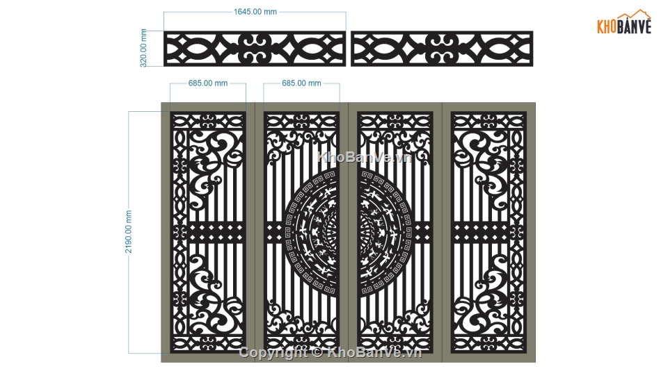 cổng đẹp 4 cánh,file cnc cổng 4 cánh,mẫu cổng 4 cánh,file cổng 4 cánh