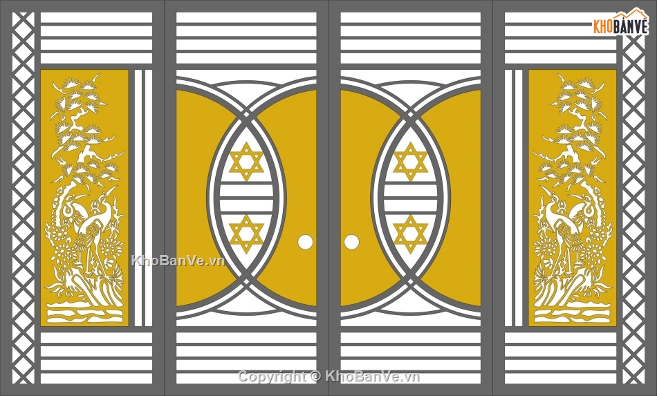 cổng 4 cánh cnc,File cnc cổng 4 cánh,cổng 4  cánh cnc,cổng tùng