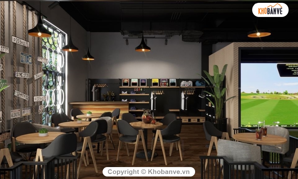3d phòng game,File 3dmax cafe,3dmax coffee
