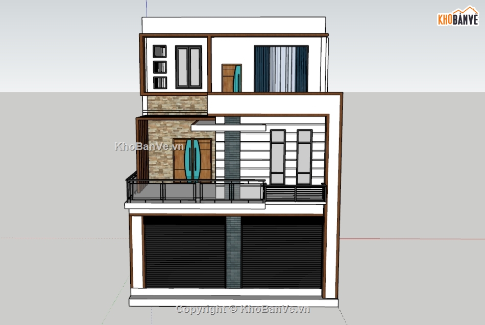 model nhà phố,nhà phố,nhà phố 3 tầng