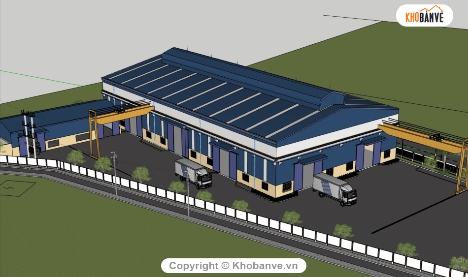 Sketchup 2018 là phần mềm mô hình phối cảnh 3D hoàn hảo cho nhà xưởng sản xuất công nghiệp. Với những tính năng vượt trội, bạn có thể tạo ra những bản vẽ chân thực và sinh động nhất. Hãy xem bức ảnh liên quan để tìm hiểu thêm về phần mềm này và những tác phẩm nghệ thuật sử dụng nó.