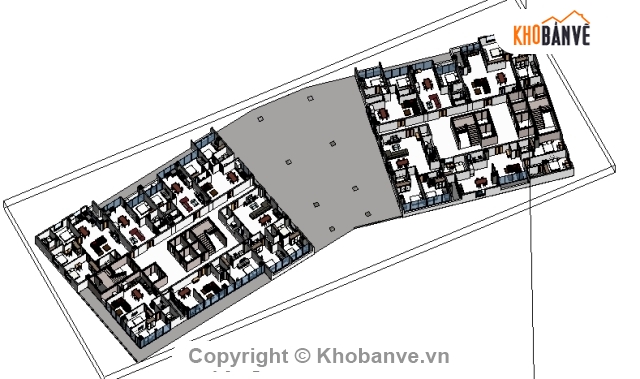 20 tầng,file thiết kế chung cư,thiết kế chung cư,file revit achitecture,Chung cư 20 tầng