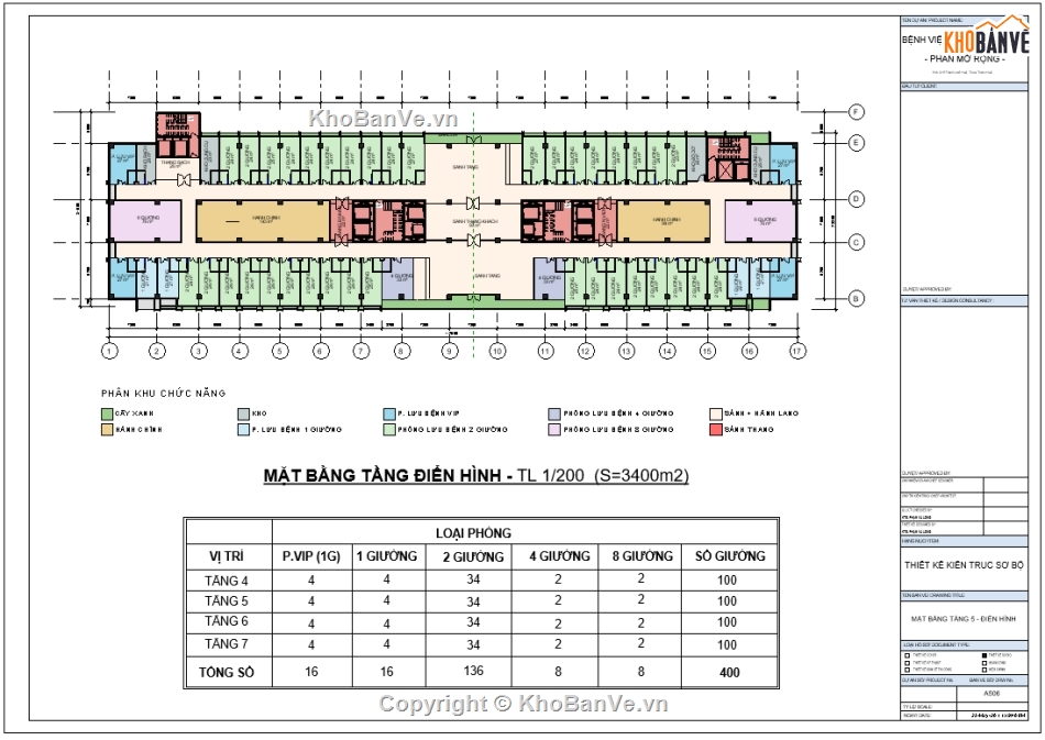 file revit bệnh viện đa khoa,revit bệnh viện huế,bệnh viện 400 giường,Revit bệnh viện 9 tầng,bệnh việc đại học y dược