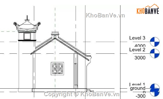 revit chùa,chùa,chùa file revit,file revit chùa