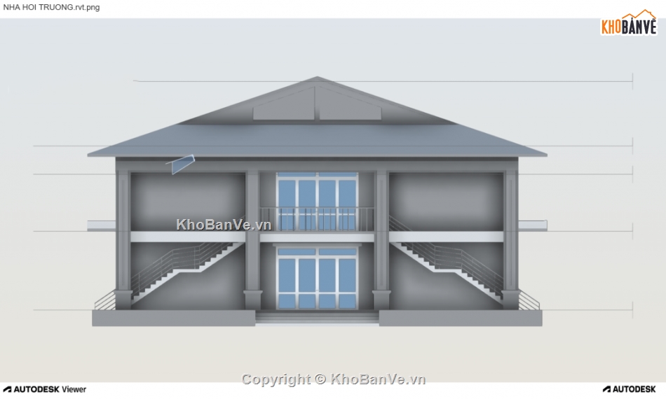 Hội trường,revit hội trường,hội trường revit