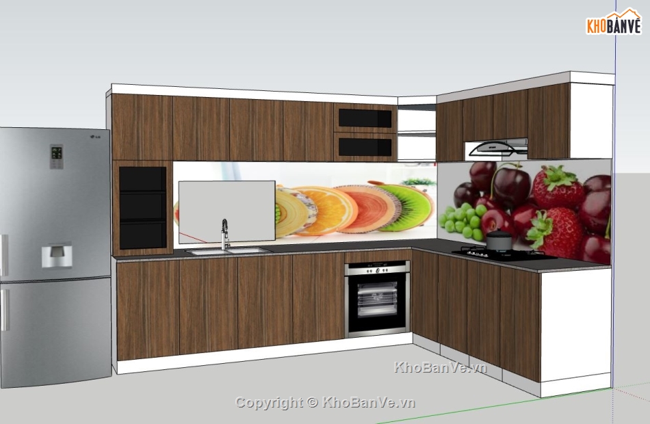 phòng bếp,Model nội thất,nội thất phòng bếp,thiết kế nội thất đẹp