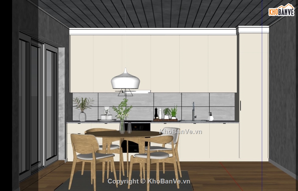 nội thất phòng bếp,Model su phòng bếp,thiết kế phòng bếp