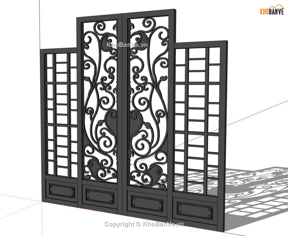 file cnc mẫu cửa,model su mẫu cửa,file sketchup mẫu cửa