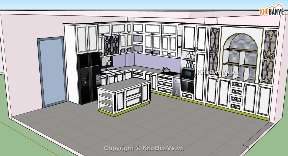 nội thất phòng bếp,Model nội thất,Model su phòng bếp,phòng bếp